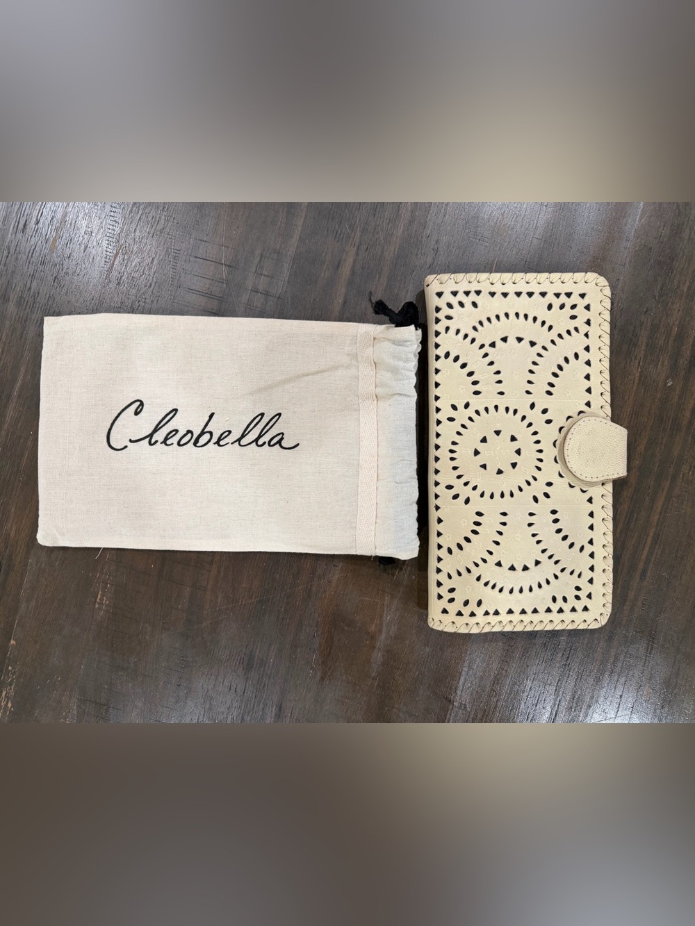 Cleobella Mexicana Cream Wallet